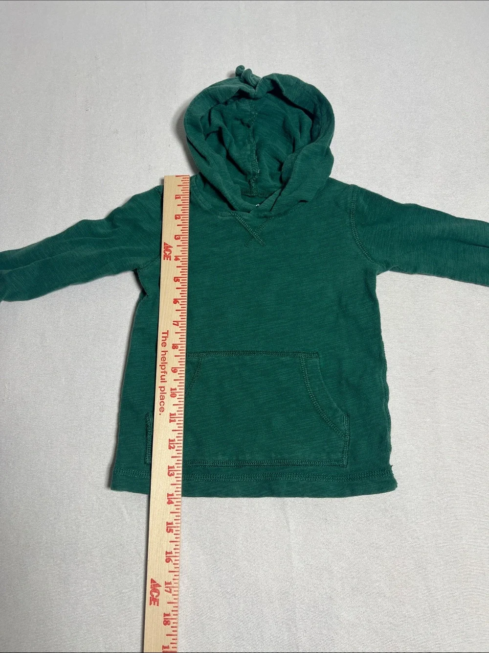 Carter's Green Hooded Pullover Sweatshirt for Kids w/ dinosaur hood